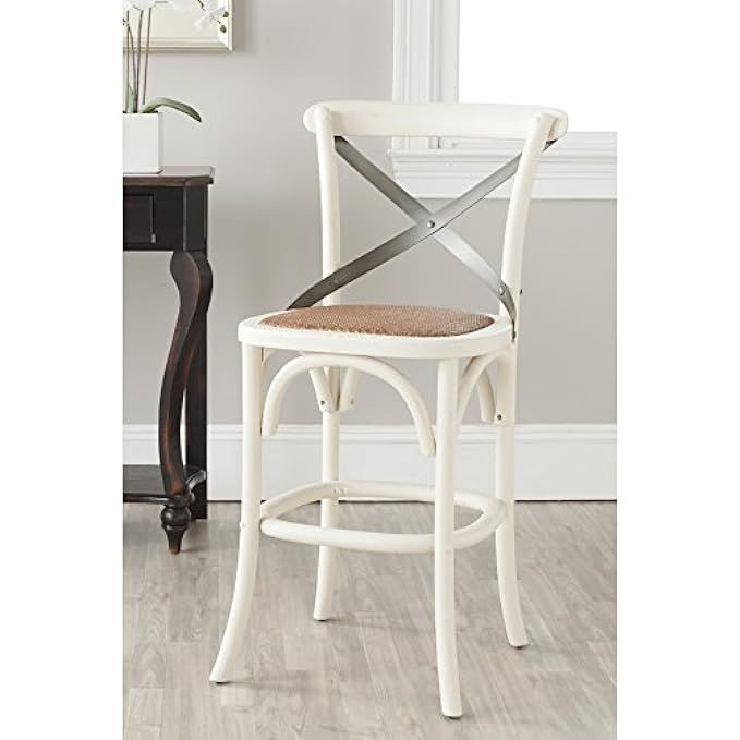 Safavieh American Homes Collection Eleanor Ivory 30.7-inch Counter Stool | Amazon (US)
