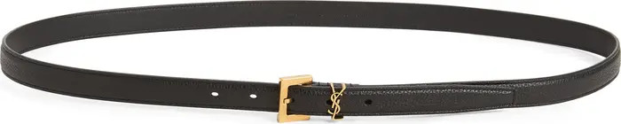 Logo Slim Leather Belt | Nordstrom