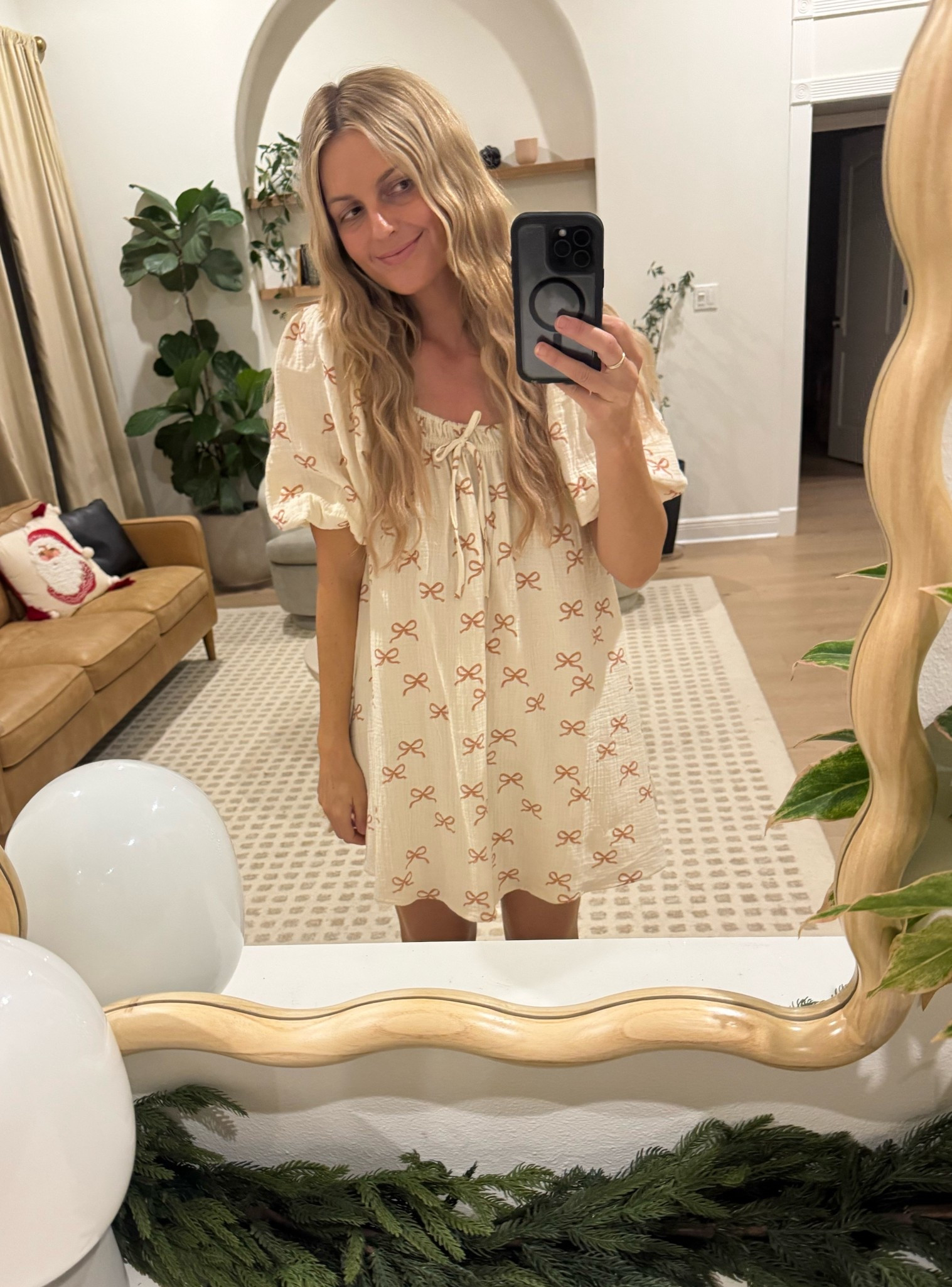 30% off Rylee and Cru holiday bow dress that's softer than pajamas.#LTKHoliday 

#LTKFindsUnder100 #LTKootd