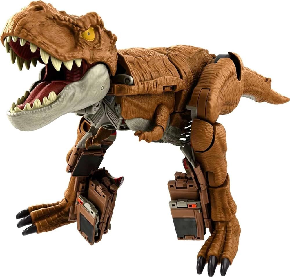 Jurassic World Transforming Toy, Tyrannosaurus T Rex Dinosaur to Off Road Truck Vehicle, 28-Step ... | Amazon (CA)