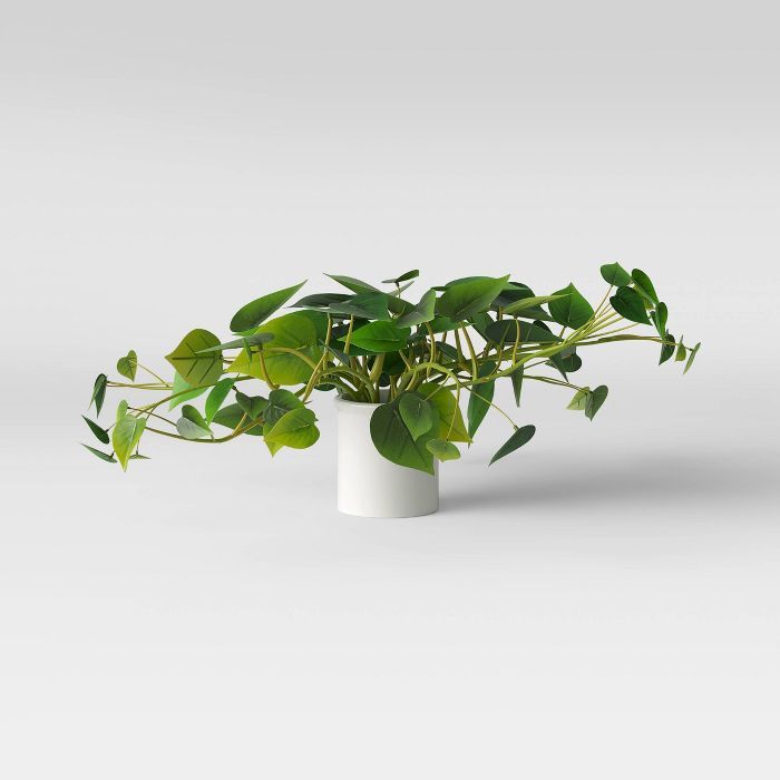 28" x 13" Artificial Pothos Plant in Pot Green/White - Threshold™ | Target