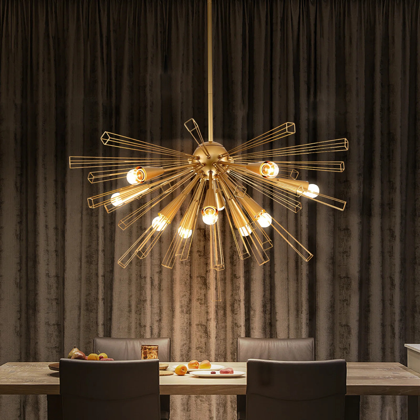 Tyshai 10 - Light Sputnik Sphere Chandelier | Wayfair North America