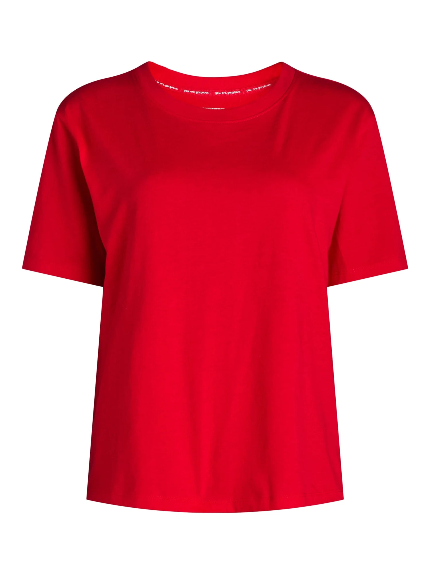 Joyspun Women’s Sleep Tee with Short Sleeves, Sizes XS-3X | Walmart (US)