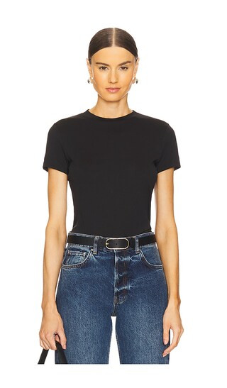 Tiny Tee in Black | Revolve Clothing (Global)