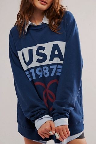USA 1987 Crew | Free People (Global - UK&FR Excluded)