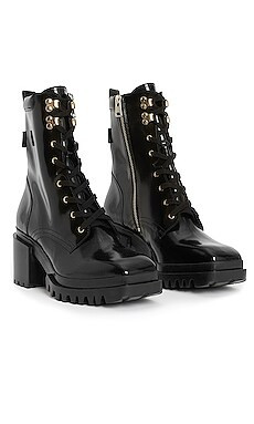 ALLSAINTS Indigo Boot in Black Shine from Revolve.com | Revolve Clothing (Global)