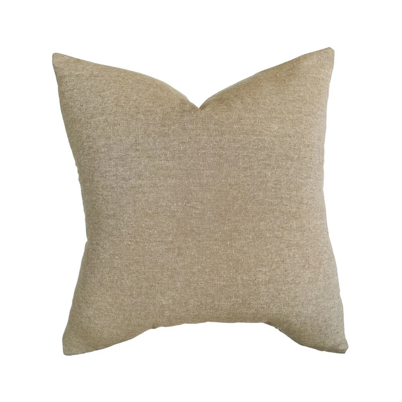 Sawyer | Golden Ochre Linen Pillow Cover | Linen and James