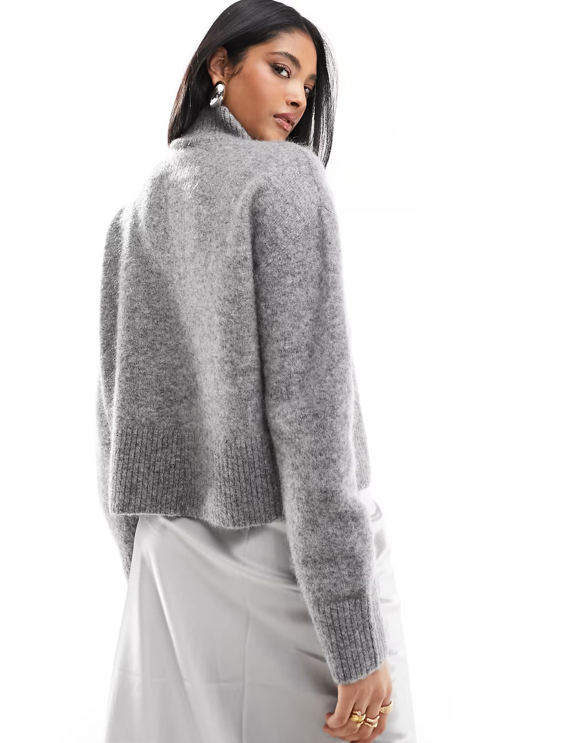 & Other Stories wool and merino sweater in grey | ASOS (Global)