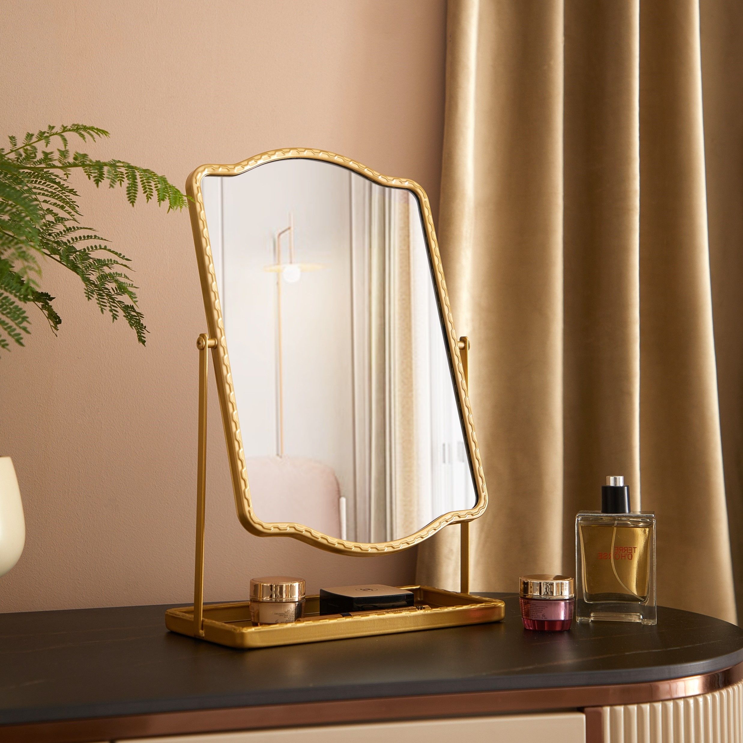 Stylehouse Table Mirror with Storage - Walmart.com | Walmart (US)