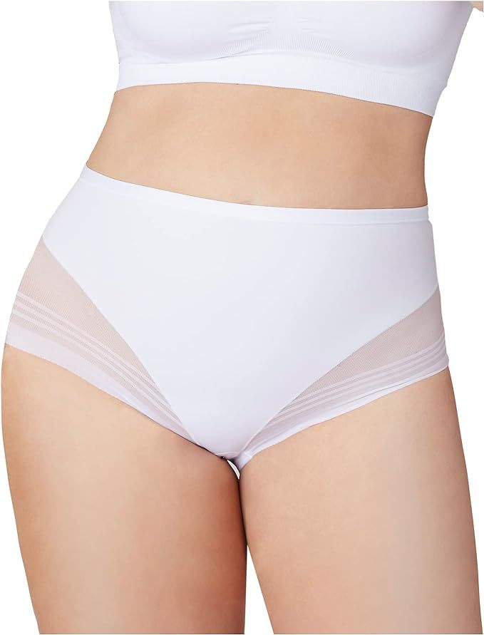 CURVEEZ Women's High-Waisted Tummy Control Underwear - Seamless Shapewear Panties, Body Shaper Th... | Amazon (US)