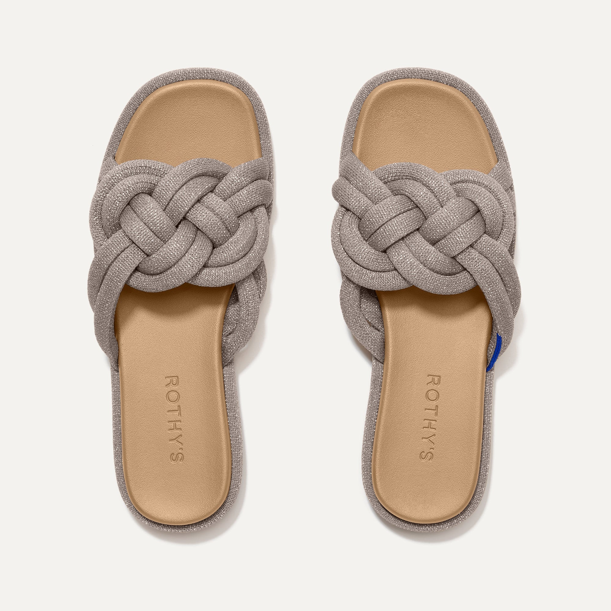 The Summer Sandal in Silver | Women's Sandals | Rothy's | Rothy's