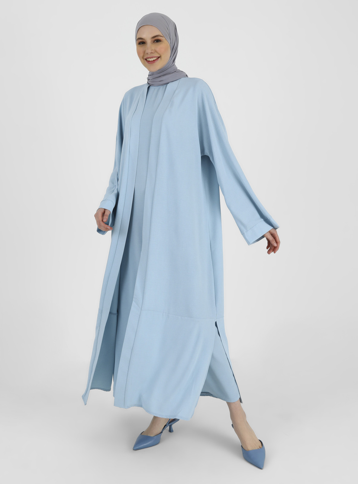 Deep Blue - Unlined - Crew neck - Suit | Modanisa (US)