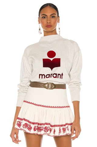 Isabel Marant Etoile Moby Sweatshirt in Ecru from Revolve.com | Revolve Clothing (Global)