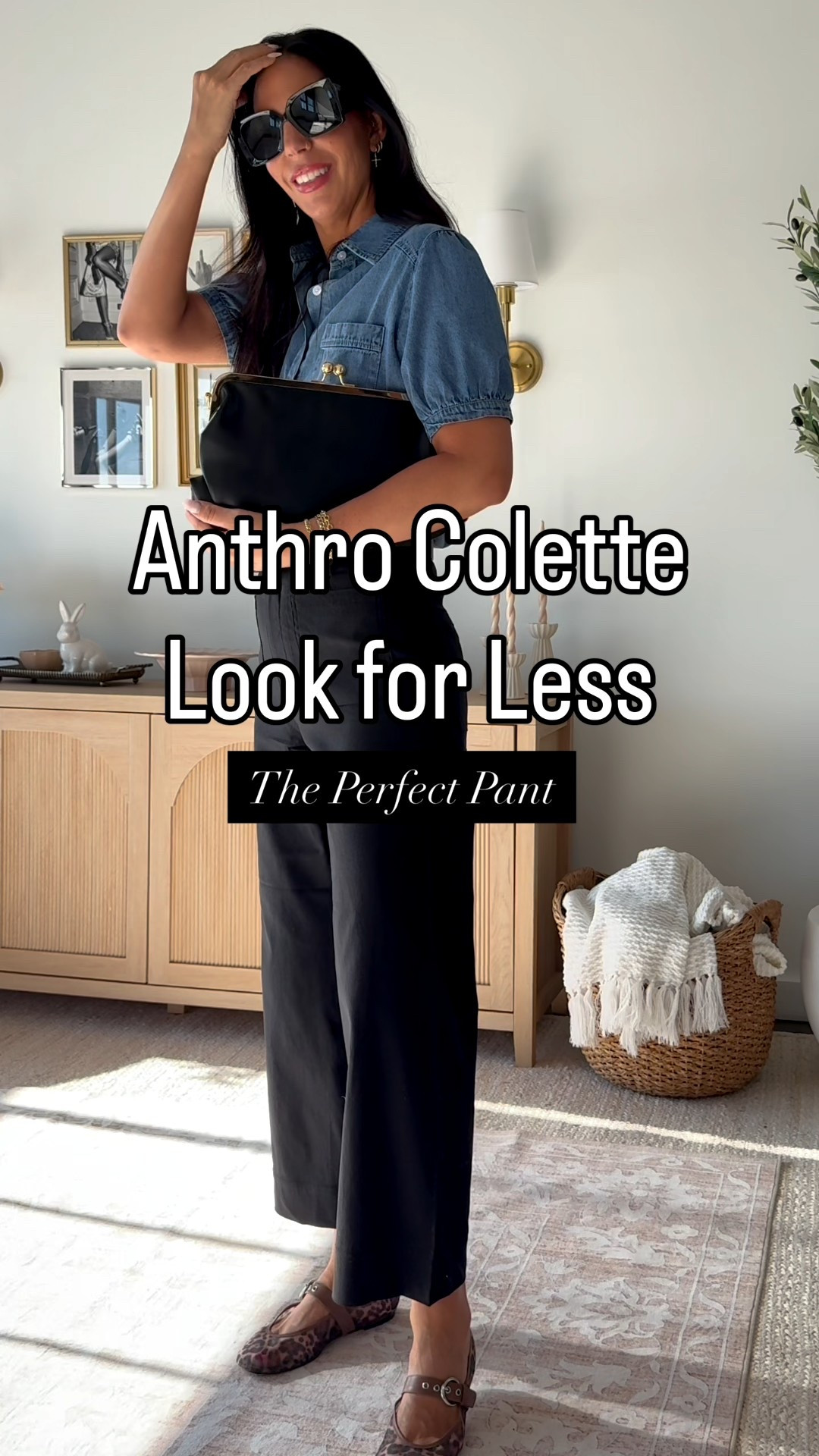 The best Anthro Colette look for less pants 
Size 27 and tts 
Denim top- small 
The perfect teacher look and also great for everyday 

#LTKU #LTKFindsUnder50 #LTKWorkwear

#LTKNYFW