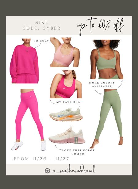 @nikewellcollective Cyber Monday Sale is going on! Get up to 60% off with code CYBER starting 11/26-11/27. #teamnike #feelyourall 🎉👏🏽

#LTKfitness #LTKCyberWeek