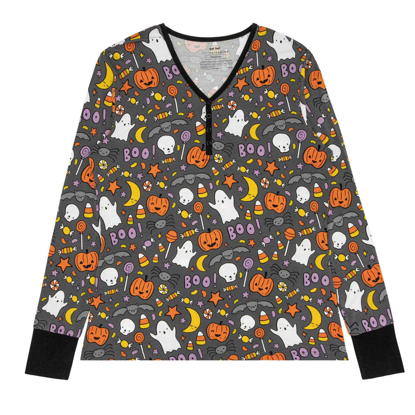 Hey Boo Women's Pajama Top | Little Sleepies