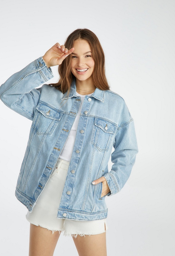 Oversized Denim Jacket | JustFab