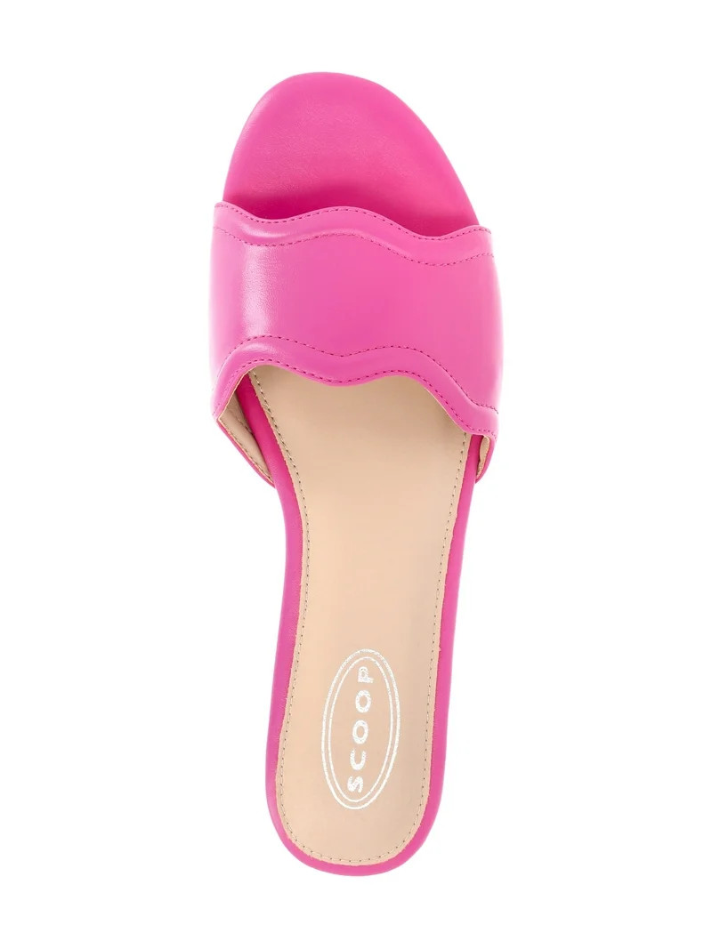 Scoop Women's Wavy Flat Sandals - Walmart.com | Walmart (US)