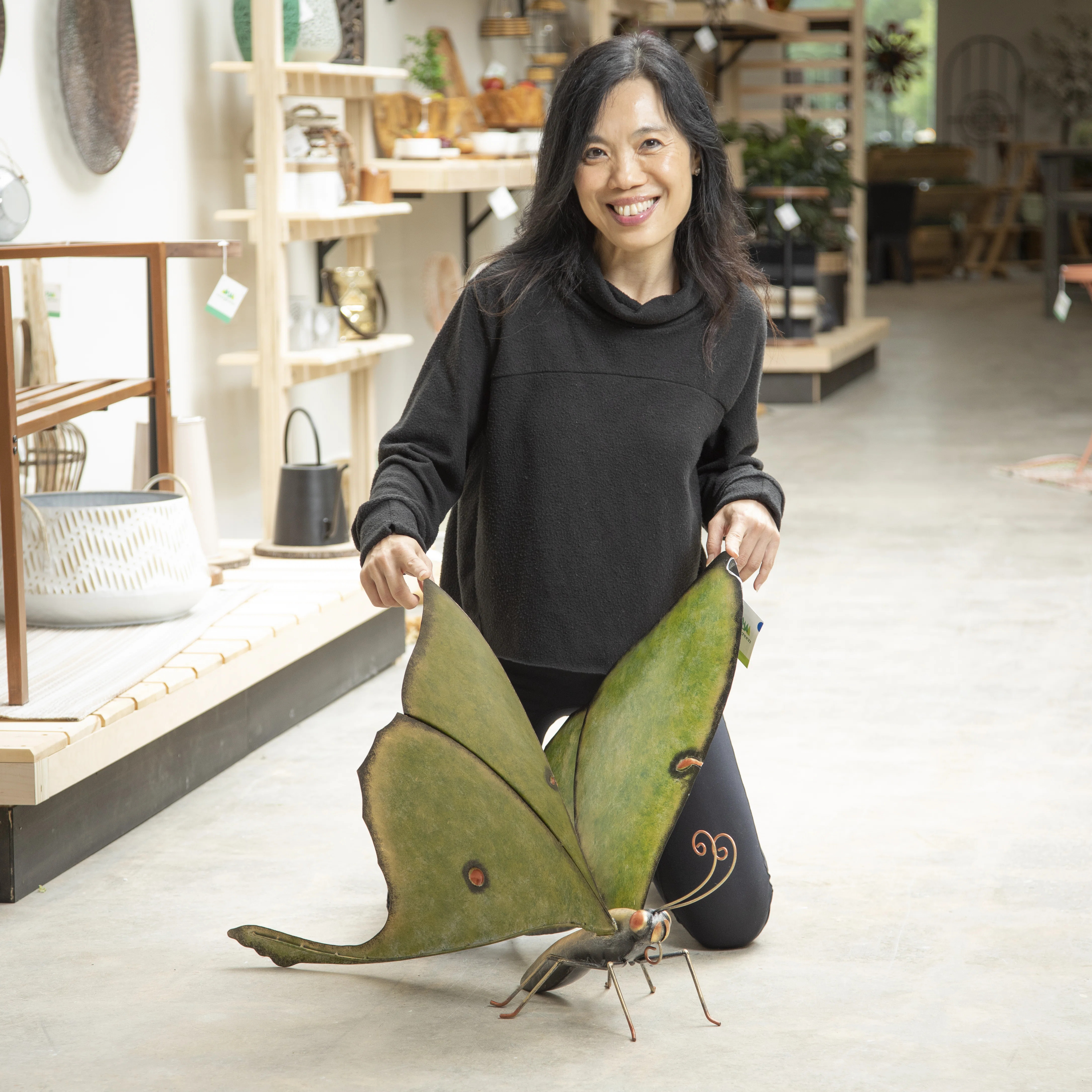Evergreen Enterprises, Inc Metal Luna Moth Garden Statue & Reviews | Wayfair | Wayfair North America