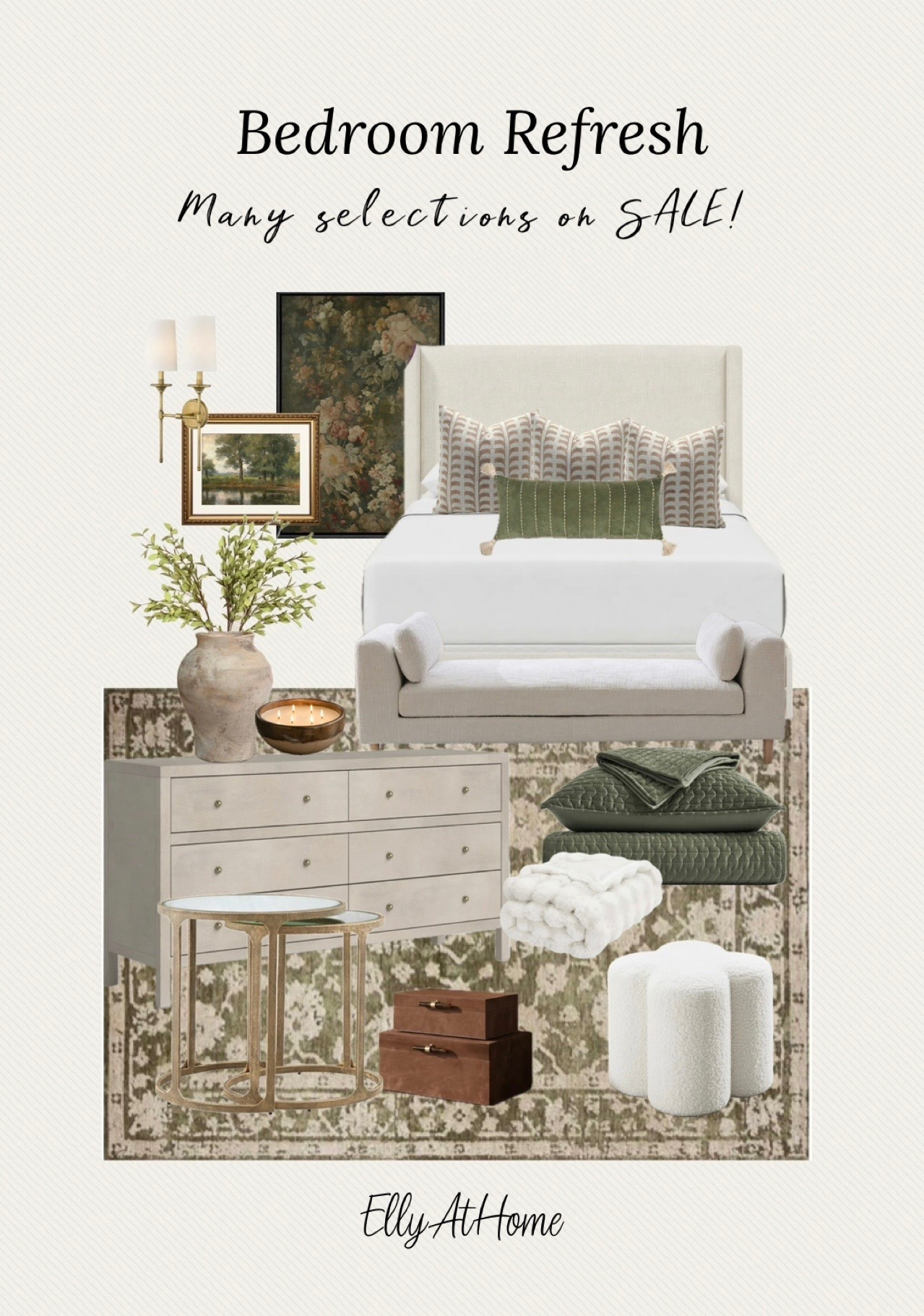 Labor Day sales! Cozy bedroom refresh! Shop upholstered bed, neutral dresser, artwork, velvet bedding, throw pillows, faux fur blanket, area rug, sconces + more bedroom furniture and accessories. Free shipping.

#LTKHome #LTKSaleAlert #LTKdayinmylife