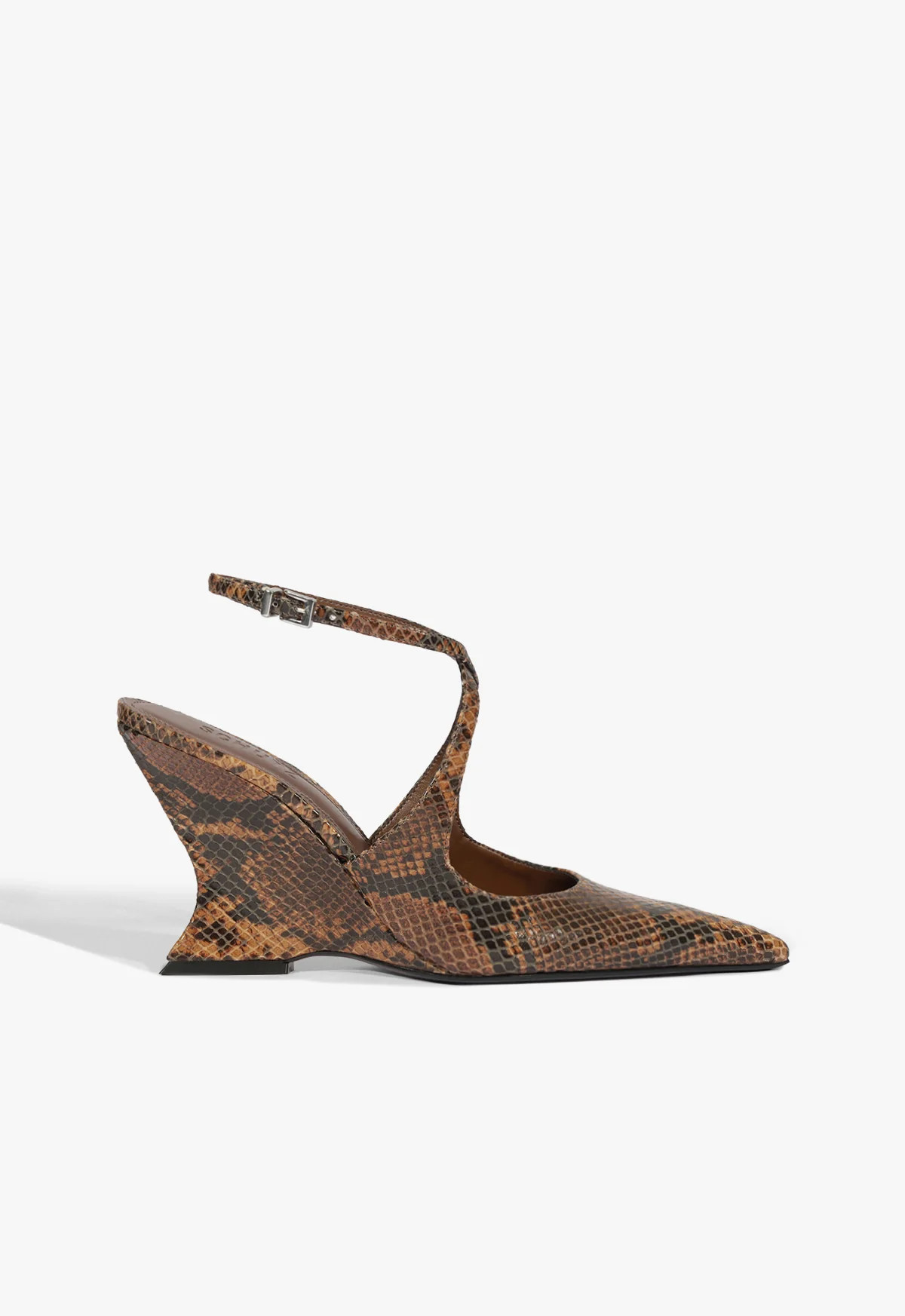Brown Snake Pump Siena X | SCHUTZ | Schutz (US)