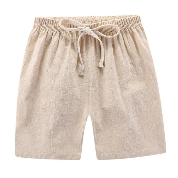FRSASU Kids Pants Clearance,Summer Children Boy Girl Linen Casual Shorts Elastic Waist Pants Clot... | Walmart (US)