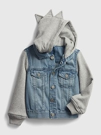 Toddler Dinosaur Denim Jacket with Washwell™ | Gap (US)