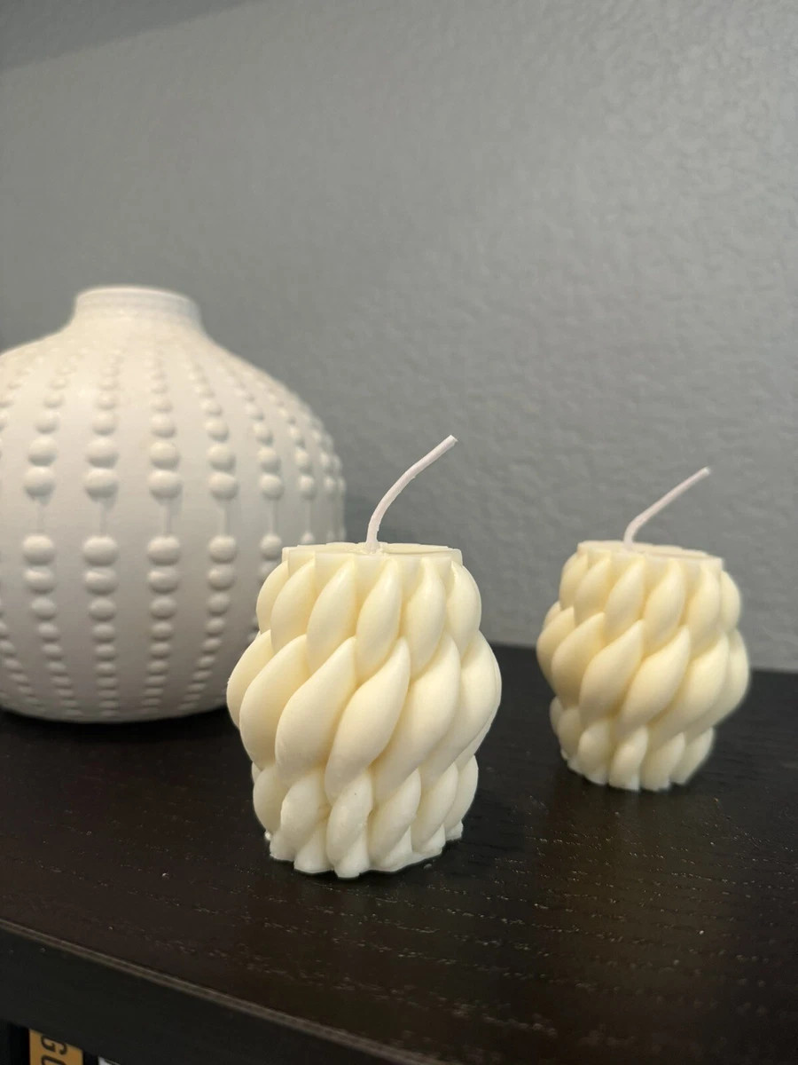 Luxury & Modern Candle, Soy Wax, Aesthetic, Swirl Spiral, Birthday Gift,Handmade  | eBay | eBay US