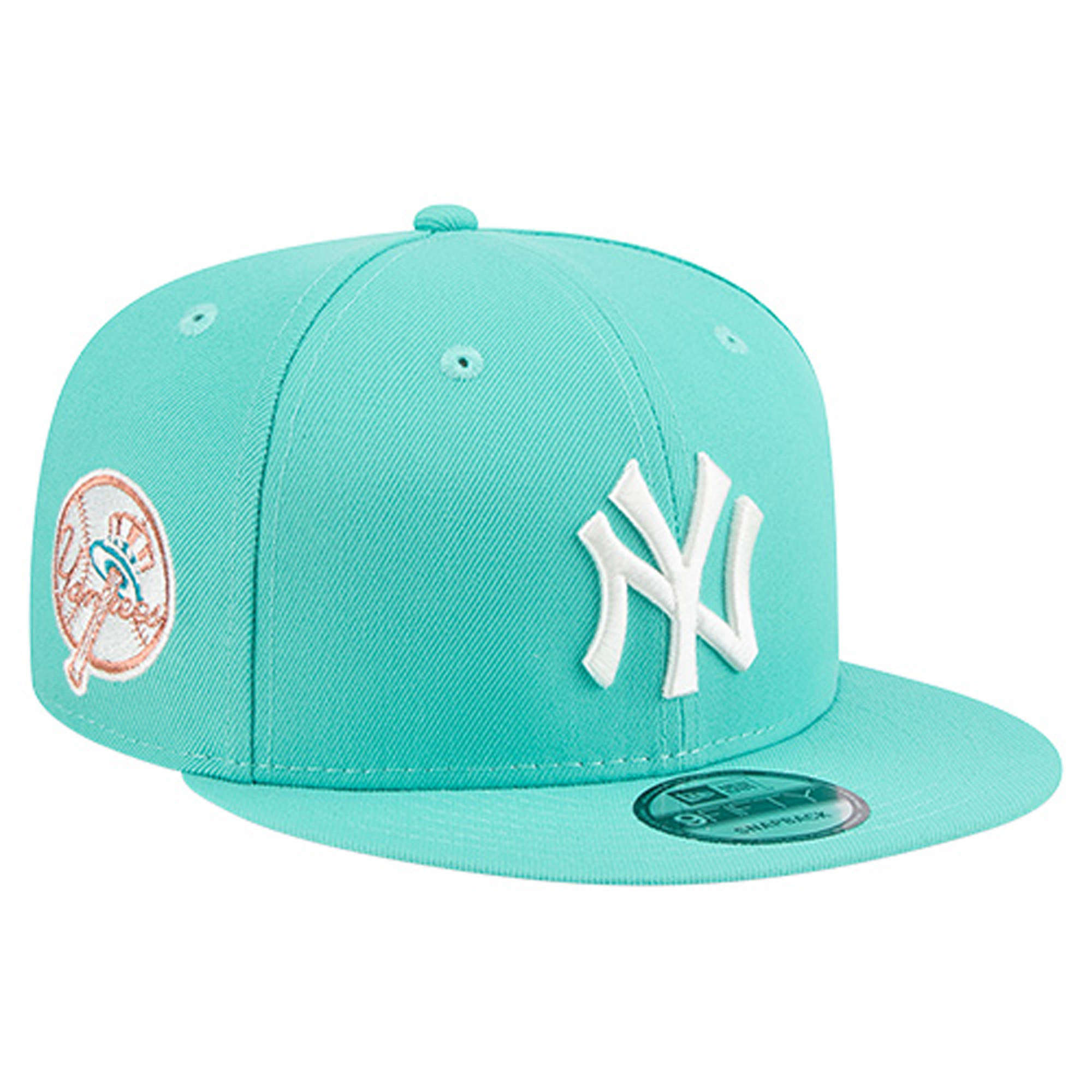Men's New Era Turquoise New York Yankees 9FIFTY Snapback Hat | Fanatics