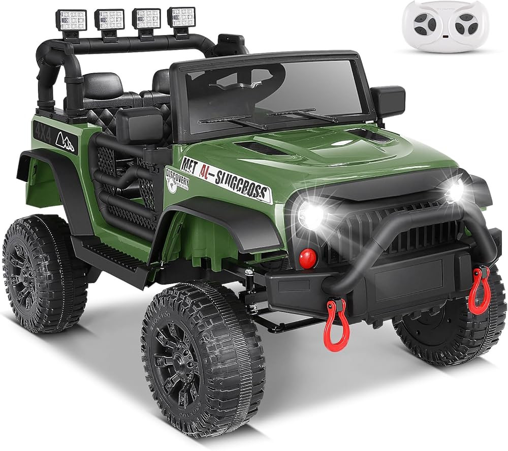 Hikole Ride on Car w/Remote Control, Toddler Jeep, 24V Power Vehicles Wheel for Kids, Strong Moto... | Amazon (US)