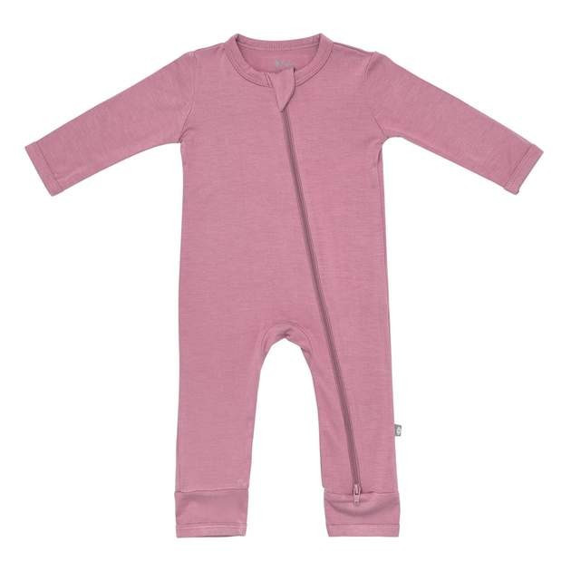 Zippered Romper in Mulberry | Kyte BABY