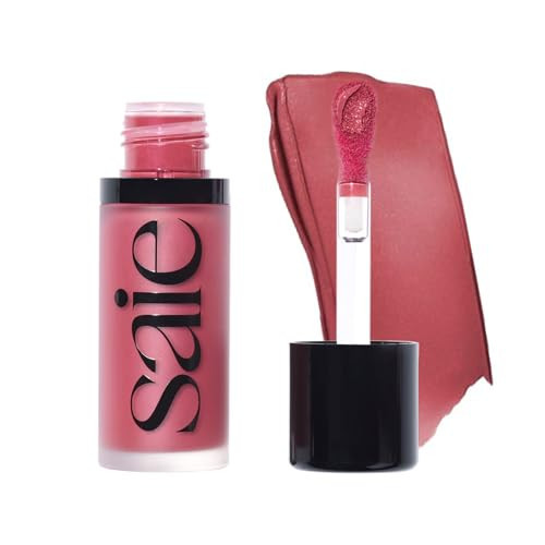 Saie Dew Liquid Blush for Cheeks - Hydrating Cream Blush Stick with a Blendable + Buildable Formula - Skincare Infused Dewy Cheek Tint for a Natural Flush - Glowy Makeup Essential - Dreamy (.40 oz) | Amazon (US)