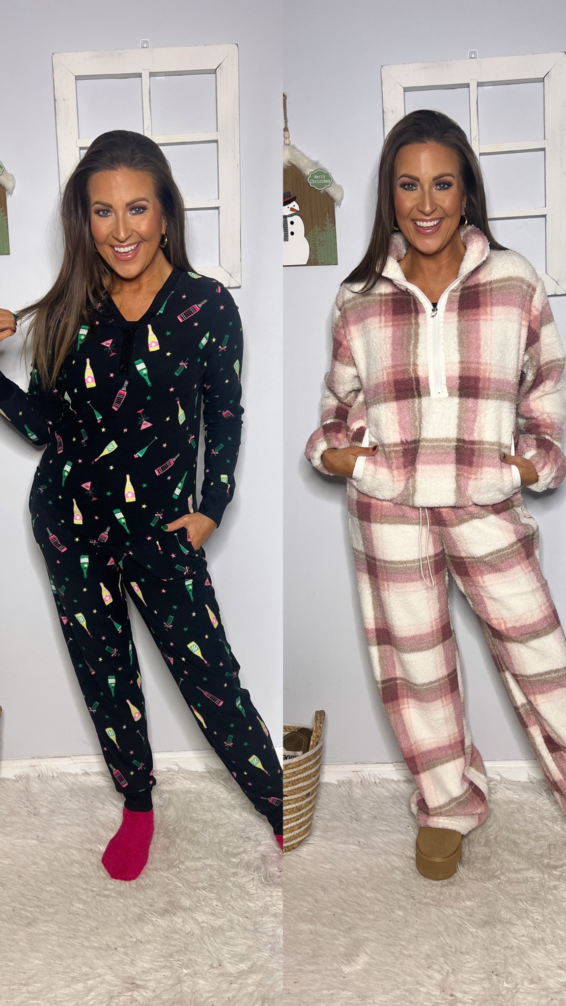 New Years Eve pajamas - comes with fuzzy socks & comes in a lot of prints. Wearing an XS. ON SALE‼️

Cozy set - comes in other colors. Wearing a M. ON SALE‼️

Loungewear, pajamas, New Year’s Eve outfit, gifts for her 

#LTKHoliday #LTKSaleAlert #LTKGiftGuide