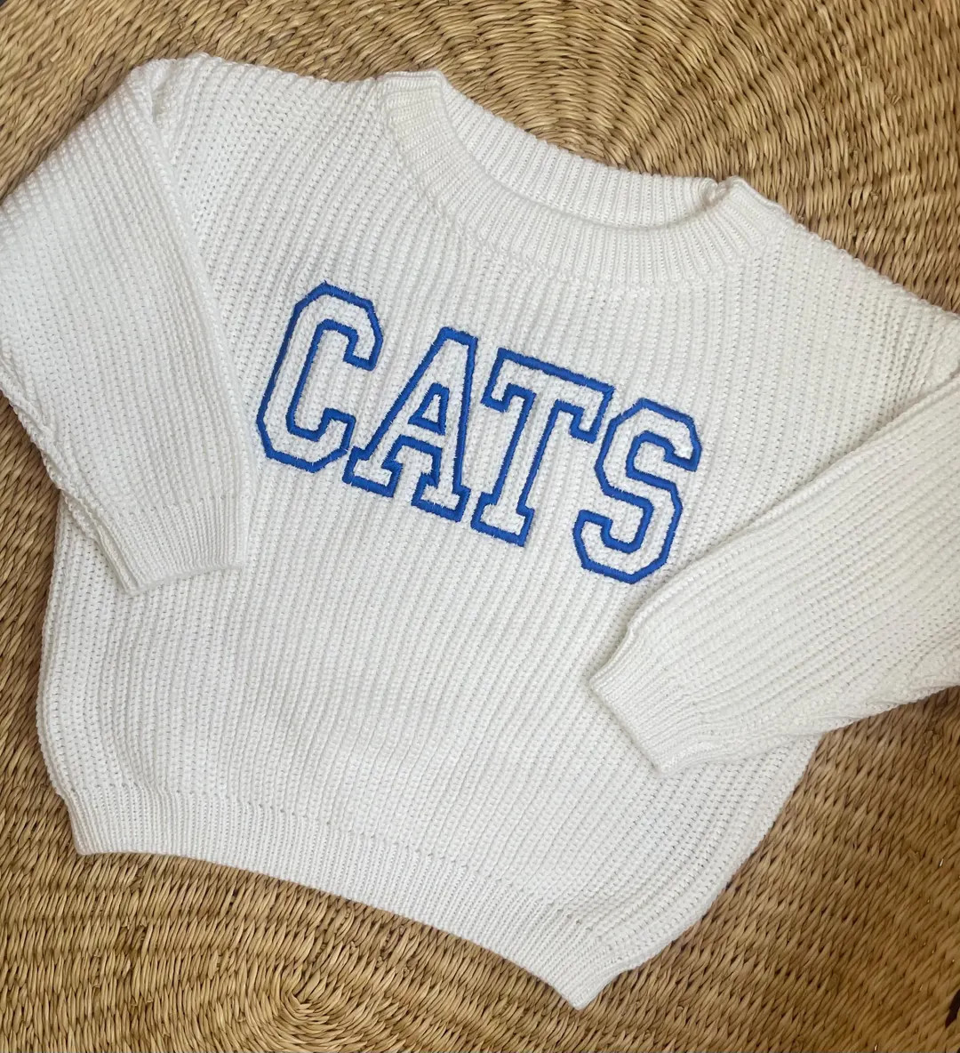 Baby/toddler Kentucky cats Embroidered Sweater Baby University of Kentucky Wildcats Gameday Sweat... | Etsy (US)