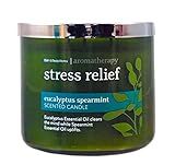 Bath and Body Works Aromatherapy Stress Relief Eucalyptus Spearmint Scented Jar Filled Candle with l | Amazon (US)