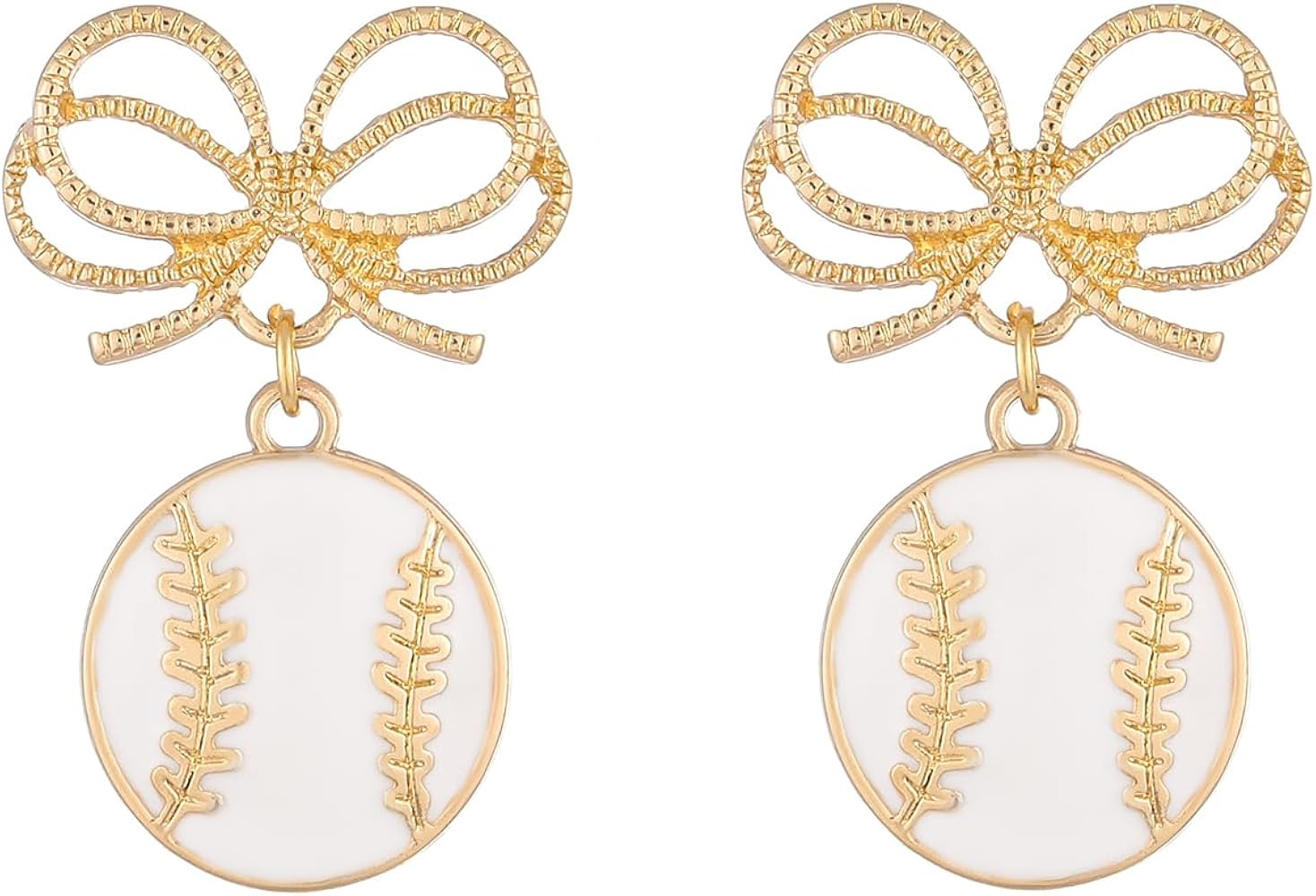 Sport Ball Dangle Earrings for Women | Soccer Baseball Golf Football Earrings | Game Day Jewelry ... | Amazon (US)