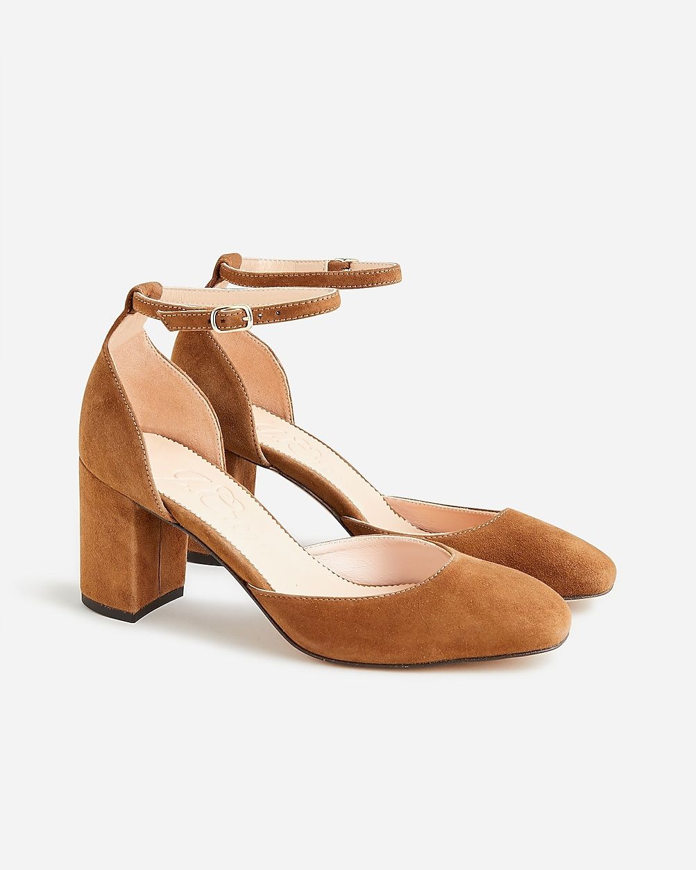 Maisie ankle-strap heels in Italian suede | J. Crew US