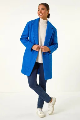 Jackets & Coats | Petite Buttoned Coat | Roman | Debenhams UK