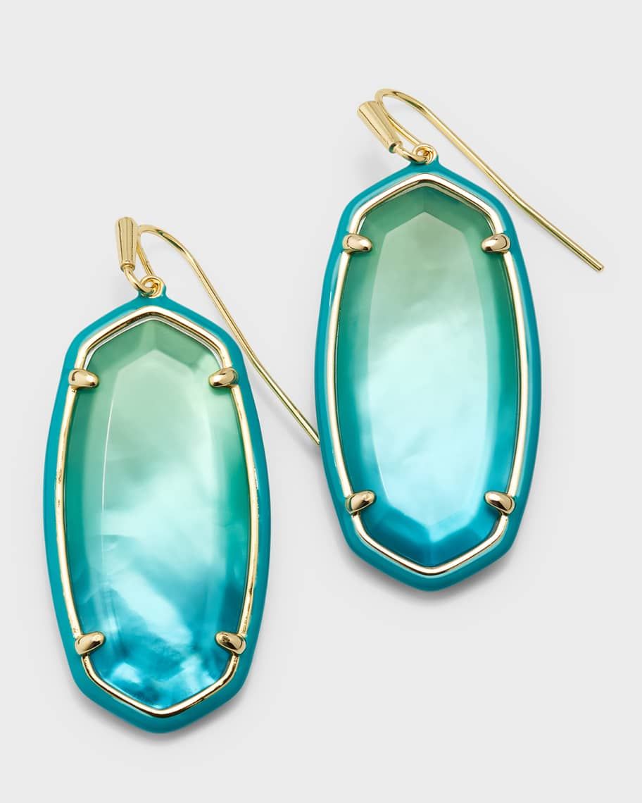 Kendra Scott Elle Enamel Ombre Drop Earrings | Neiman Marcus