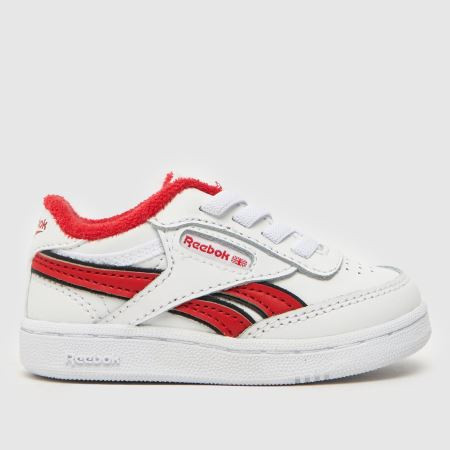 Kids Toddler White & Red Reebok Club C Revenge Trainers | schuh | Schuh