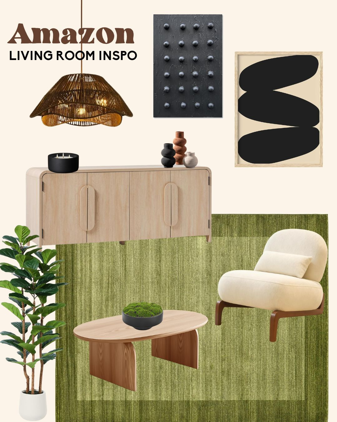 Amazon Organic Modern Japandi Living Room Inspo 

 

#LTKHome