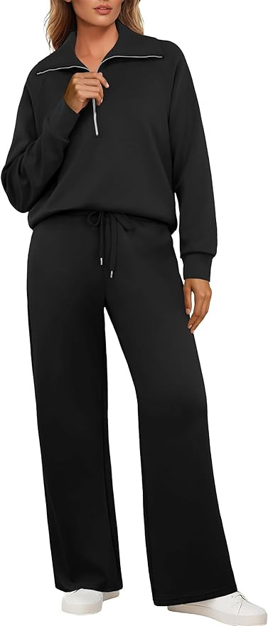 GRECERELLE Tracksuit Womens Full Set Autumn Lounge Wear Sets for Women Activewear Two Piece Outfi... | Amazon (UK)