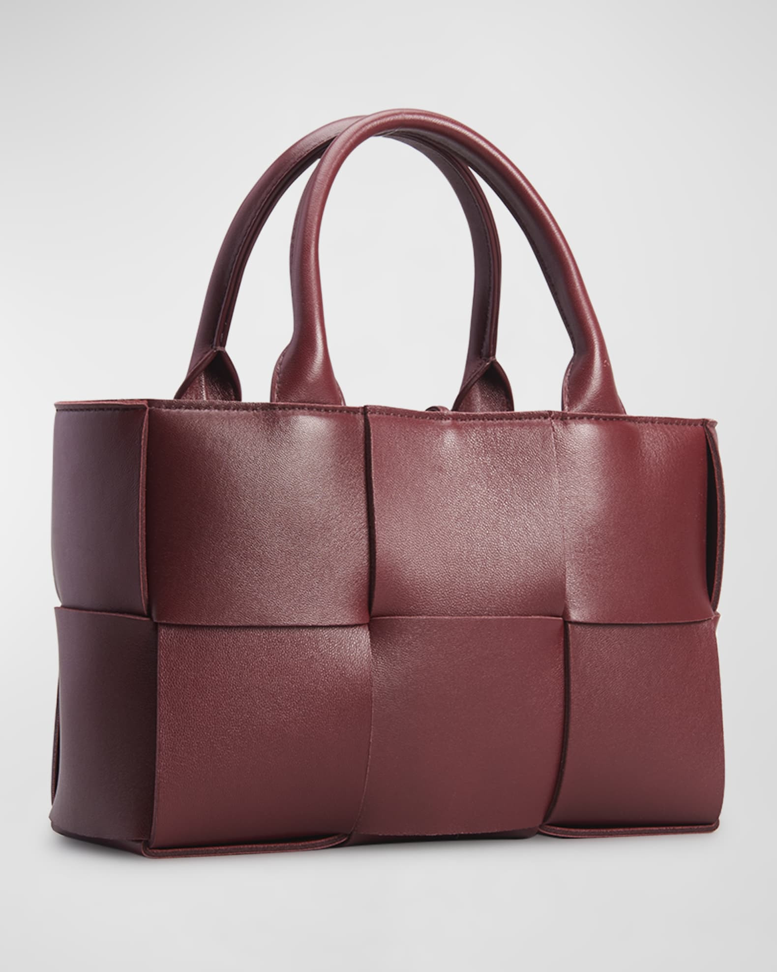 Bottega Veneta Arco Mini Intrecciato&nbsp;Napa Top-Handle Bag | Neiman Marcus