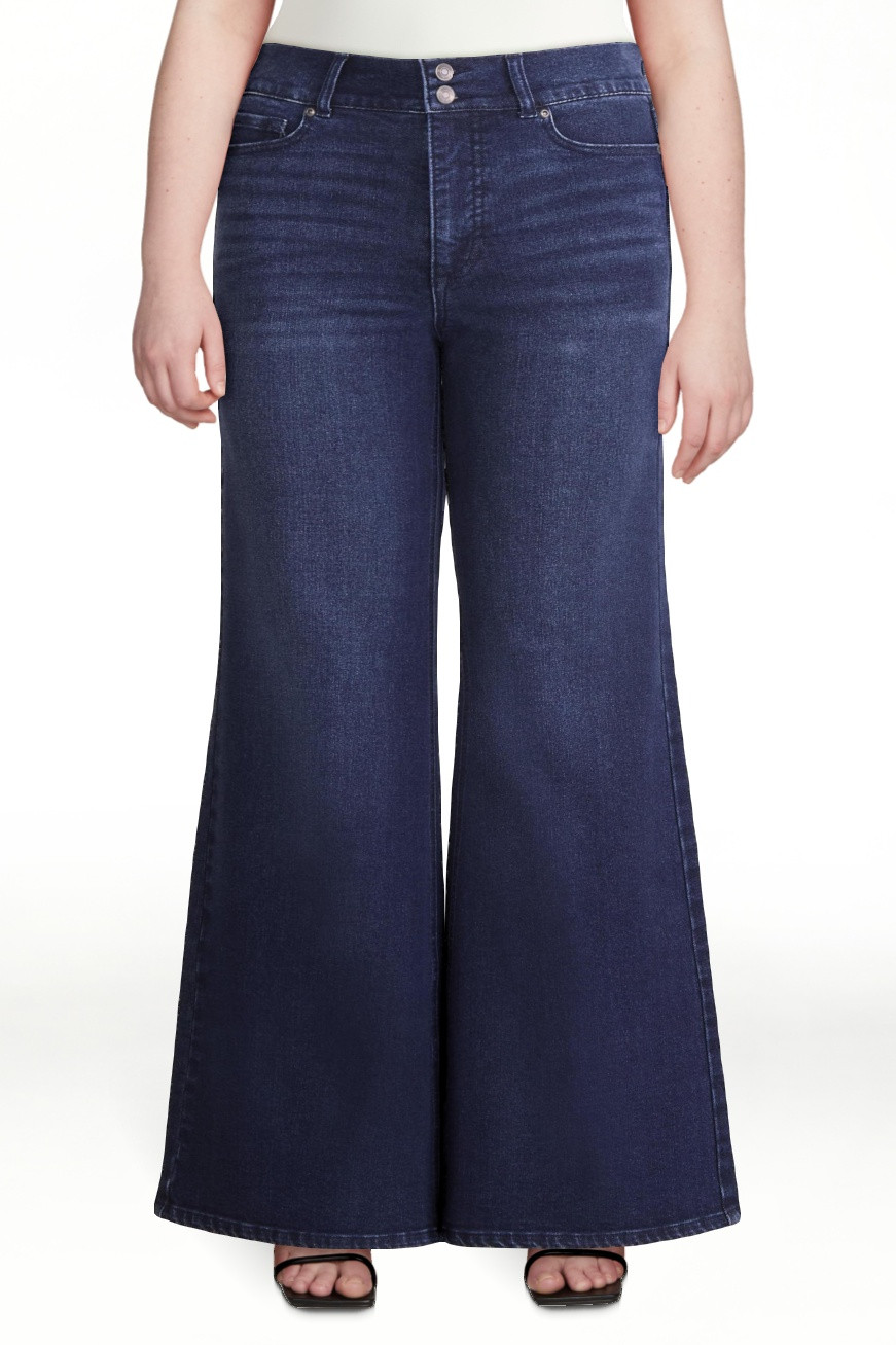 Sofia by Sofia Vergara Women's and Women's Plus Margot Wide Leg High Rise Jeans, 30.5" and 32.5" ... | Walmart (US)