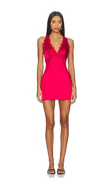 MORE TO COME Eliza Mini Dress in Red from Revolve.com | Revolve Clothing (Global)