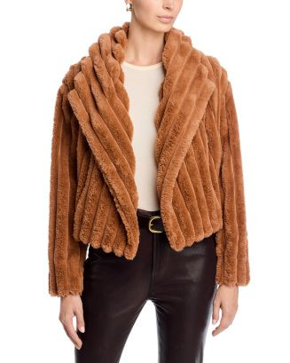 BLANKNYC Quilted Faux Fur Coat  | Bloomingdale's Women | Bloomingdale's (US)
