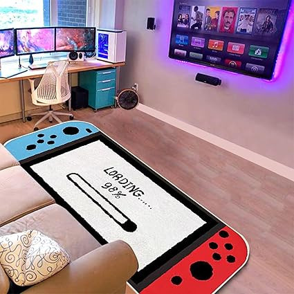 Anime Gaming Rug Anime Carpet Game Kids Rugs for Bedroom Aesthetic Soft Carpet Decorative Rug for... | Amazon (US)