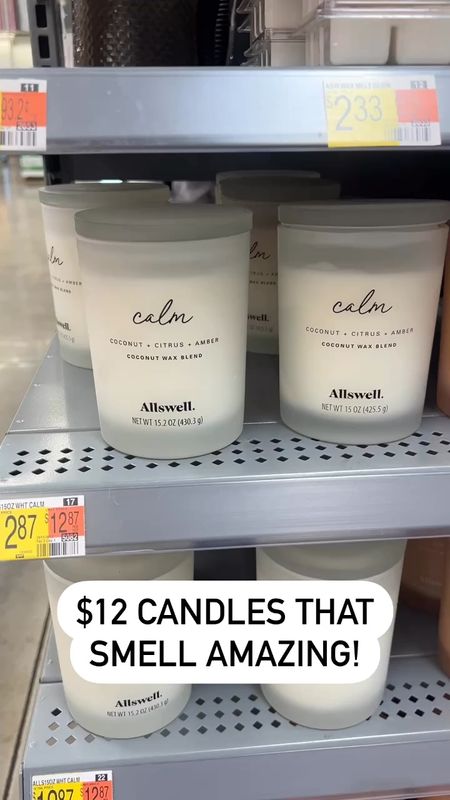 $12 Walmart candles that smell amazing!! 

#LTKFindsUnder50 #LTKSeasonal #LTKHome