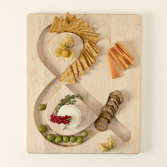 Cheese & Crackers Serving Board | Uncommon Goods