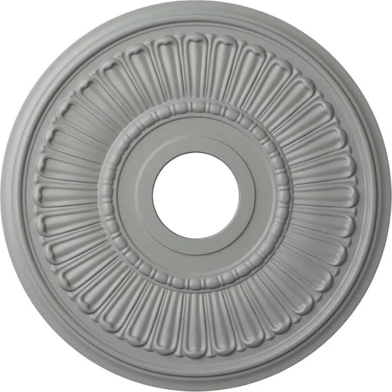 Ekena Millwork CM16ML Melonie Ceiling Medallion, 16"OD x 3 5/8"ID x 3/4"P, Factory Primed | Amazon (US)